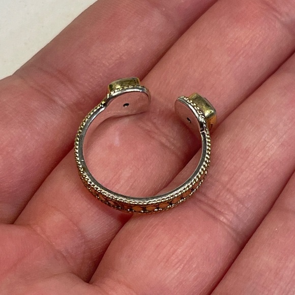 Anna Beck Gold Over Sterling Silver Ring With Turquoise-colored stones - Picture 4 of 6